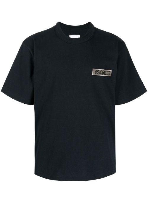 Chest patch T-shirt - Black