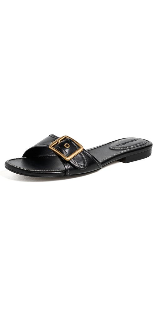 Margot Flat Sandals Black