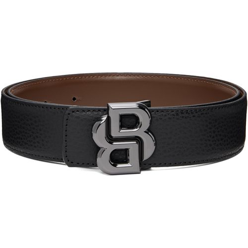 Black & Brown Double-B Monogram Reversible Belt