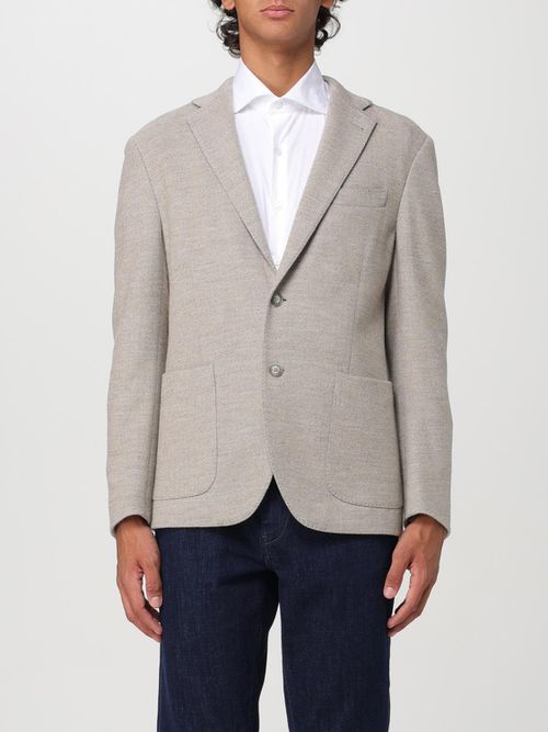Blazer Men color Beige