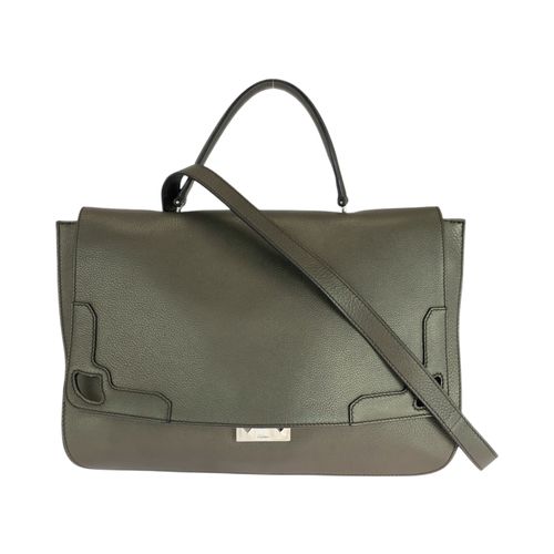 Cartier Brown Leather Handbag Shoulder Bag Pre-Owned