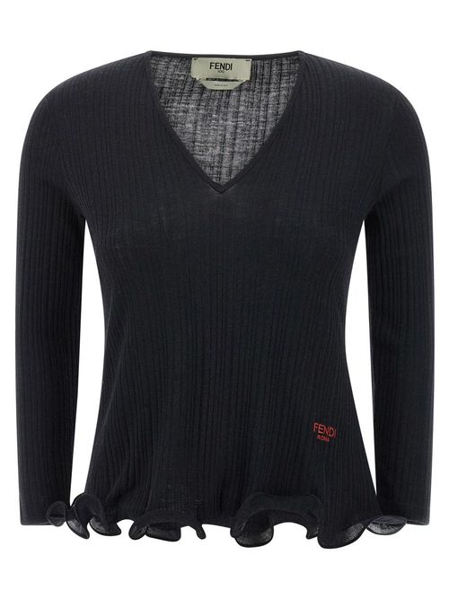 Ruffled Sweater