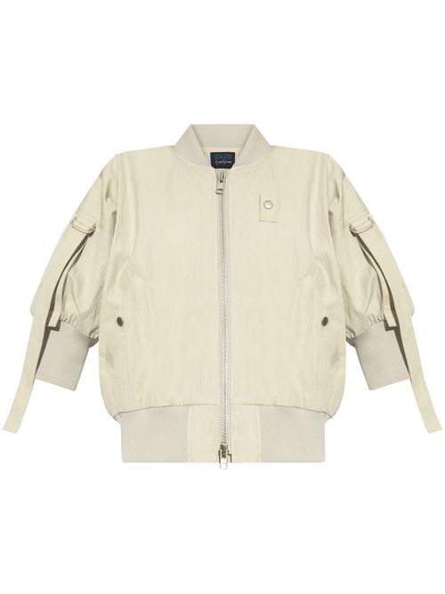 Strap-detailing jacket - Neutrals