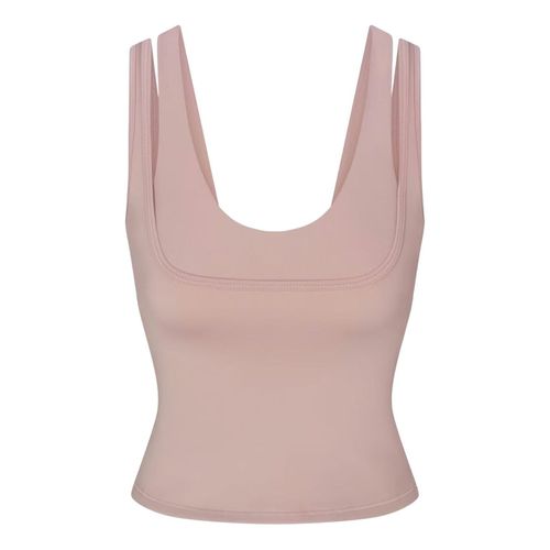 (WMNS) x SKIMS Matte Double Strap Scoop Tank 'Himalayan'