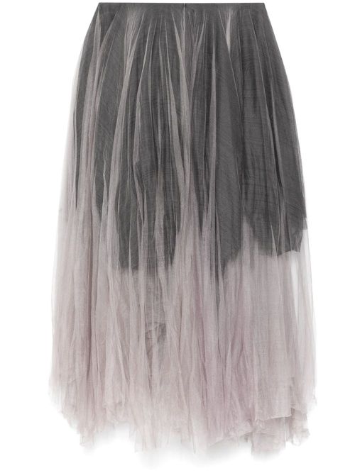 Tulle maxi skirt - Grey