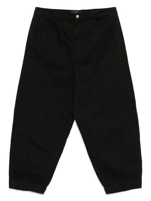 Andrea Ya'aqov cropped trousers - Black