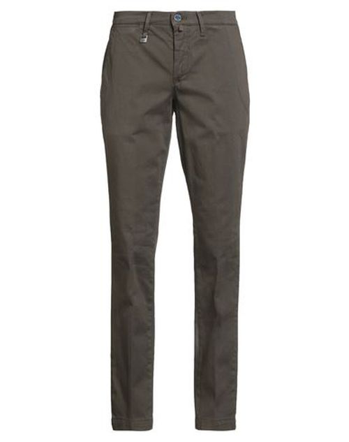 Man Pants Military green Size 30 Cotton, Elastane