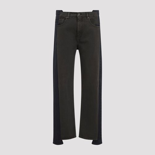 Spliced Cotton Trousers for Men