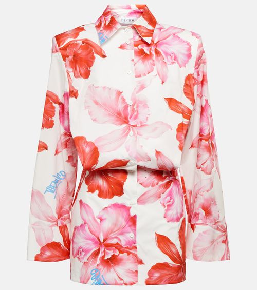 Margot floral cotton shirt dress