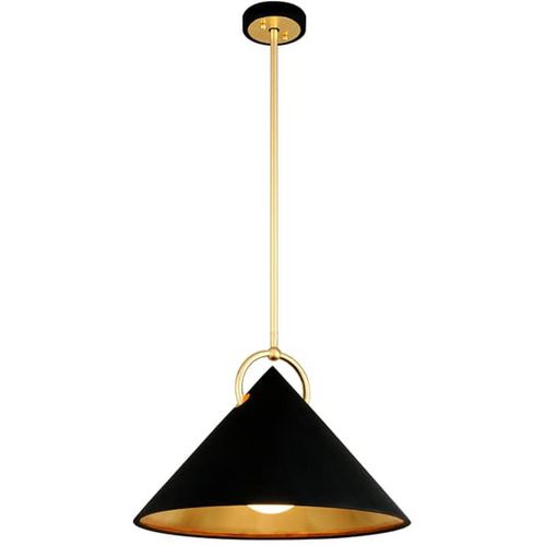 Charm Pendant Light, Light, Small, Black - Andrew Martin