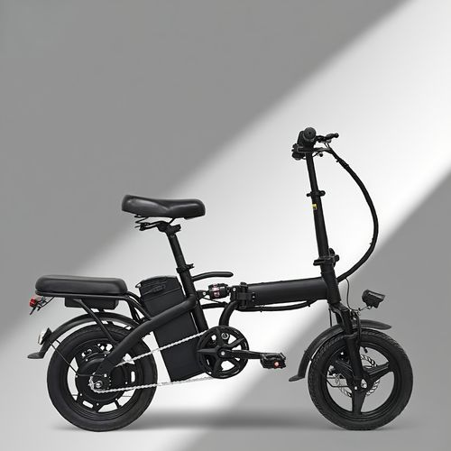 TEMU Electric Bike 48v Battery, Brushless Motor, 15-20mph, Folding Electric Bicycle For Adults, Lightweight Commuter E-bike With Removable Lithiu