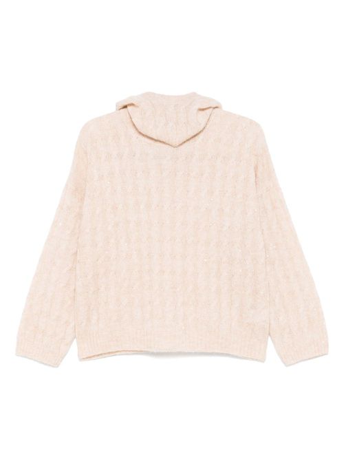 Mohair-cotton-blend sweater - Neutrals