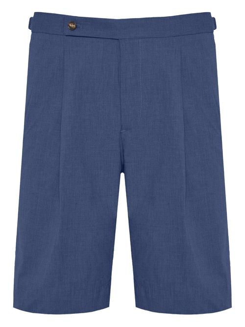 Tailored shorts - Blue