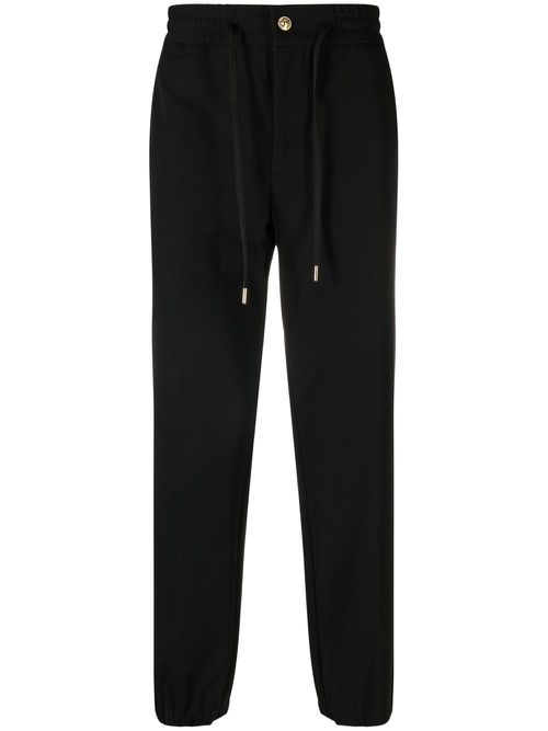Drawstring track pants - Black