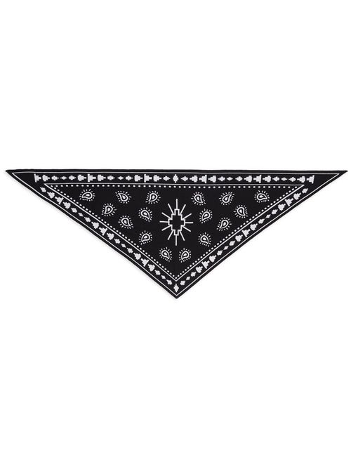 Bandana knitted scarf - Black