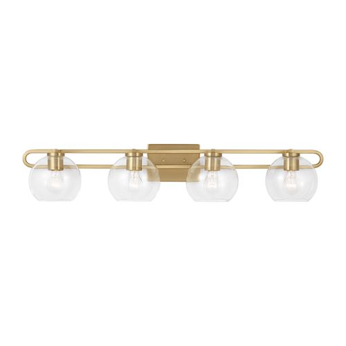 Codyn 4-Light Bathroom Vanity Light in Satin Bra