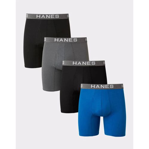 Ultimate Underwear Mens Multi Comfort Flex Fit Boxer Brief 4-Pack GBO737