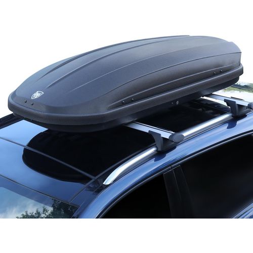 Garvee Rooftop Cargo Box Carrier, 14 Cubic Feet, Dual-Side Opening, 165 LBS Capacity, Secure Straps and Keys, Vehicle Hard-Shell Carriers for Vehicle Travel, Black