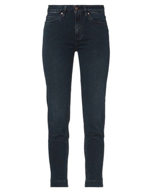 Woman Jeans Blue Size 28 Cotton, Elastane