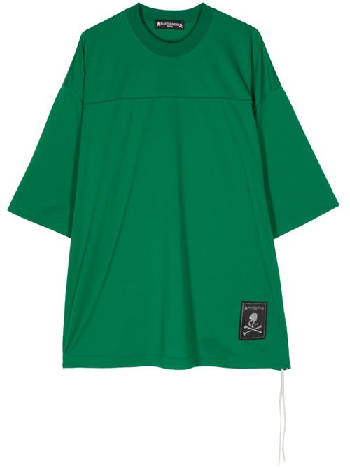 Logo-print crew-neck T-shirt - Green