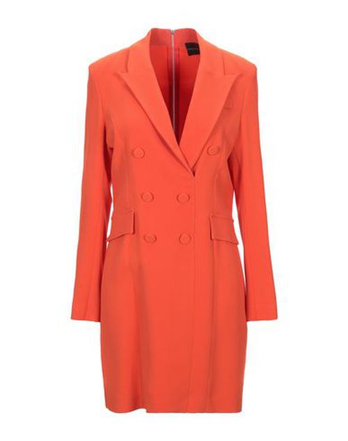 Woman Mini dress Orange Size 8 Viscose, Acetate, Elastane