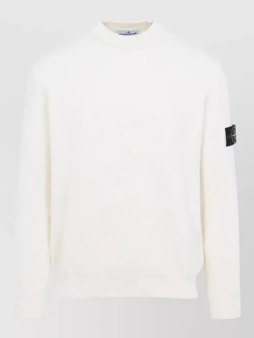 Stone Island - crew neck knitwear long sleeve ribbed