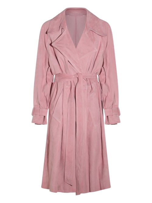Salvatore Santoro leather coat - Pink