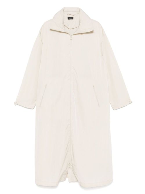 Spread-collar raincoat - Neutrals