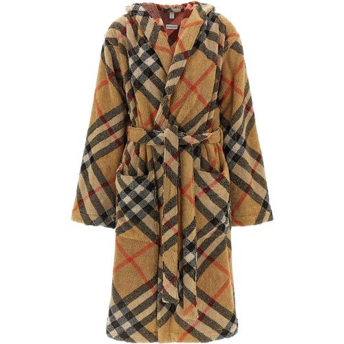 Burberry Check Cotton Bathrobe