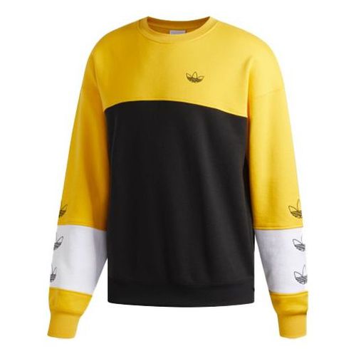 Originals Rivalry Crew Casual Sweatshirt Men Yellow