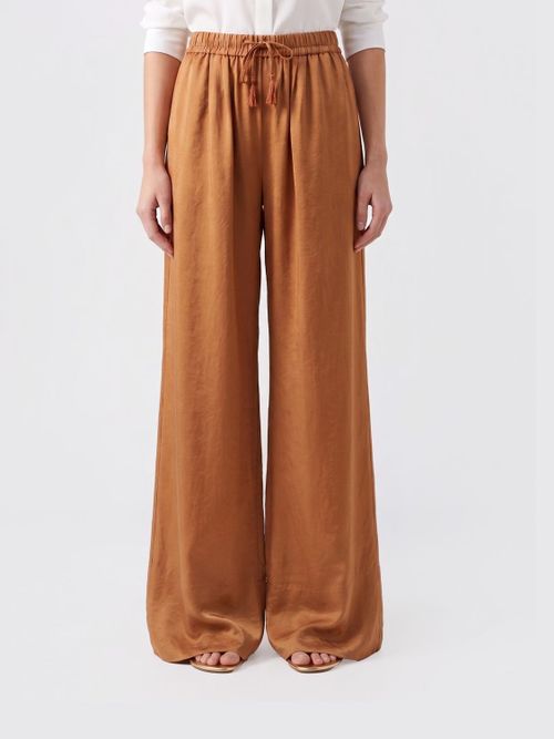 Pants Woman color Brown