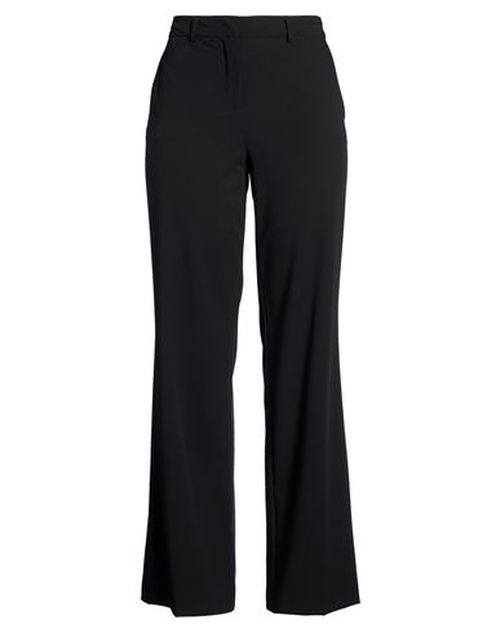 Woman Pants Black Size 12 Polyester, Viscose, Elastane