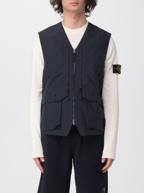 Suit Vest Men color Navy
