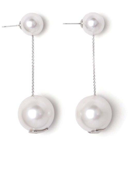 Pearl Drop earrings - White