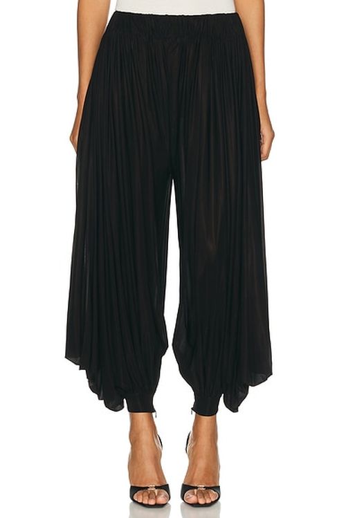 Burc Akyol Sultan Trouser in Black - Black. L also in