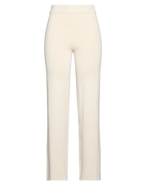 Woman Pants Ivory Size 8 Cotton