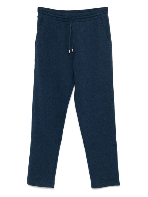 Canali mélange-effect track pants - Blue