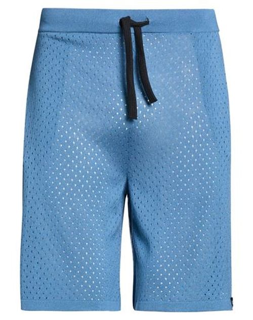 Man Shorts & Bermuda Shorts Slate blue Size L Cotton