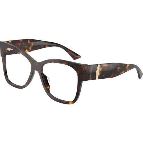 Jimmy Choo Mujer Jimmy Choo JC3062U 5002 Monturas ópticas Acetato Tortuga Transparente Cuadrada Norma