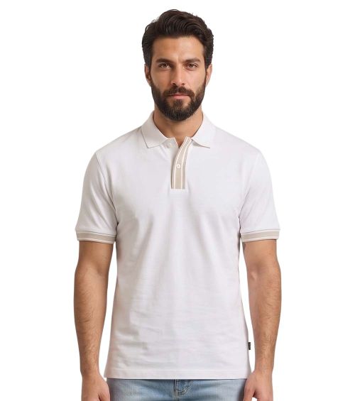 White Shirt Collar Polos