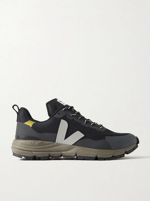 Dekkan Rubber-trimmed Alveomesh Sneakers - Black
