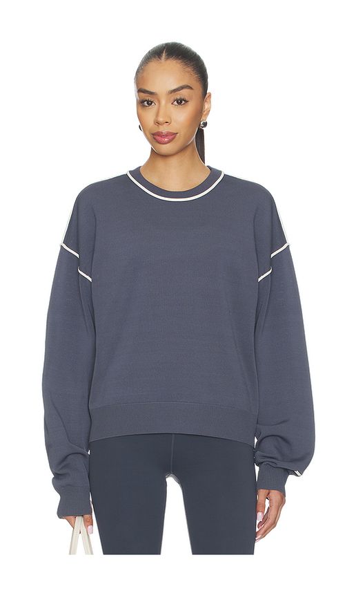 P.E Nation Retreat Sweatshirt in Blue. S. Also in L, M
