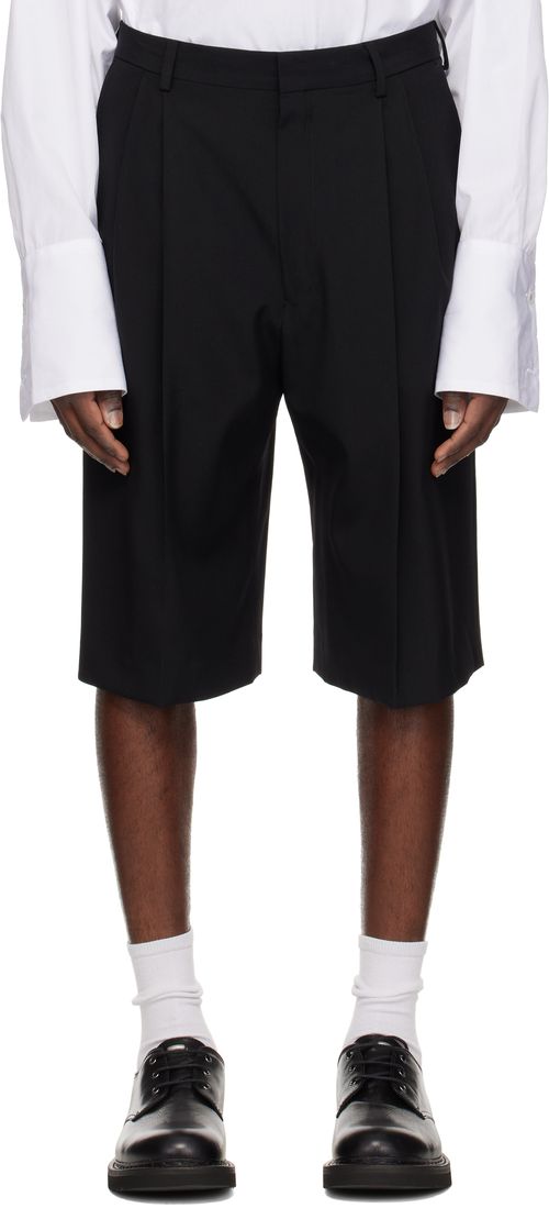 Dries Van Noten★パンツ ウール テーラード プレスプリーツ Dries Van Noten | Dries Van Noten ブラック ウール テーラード
