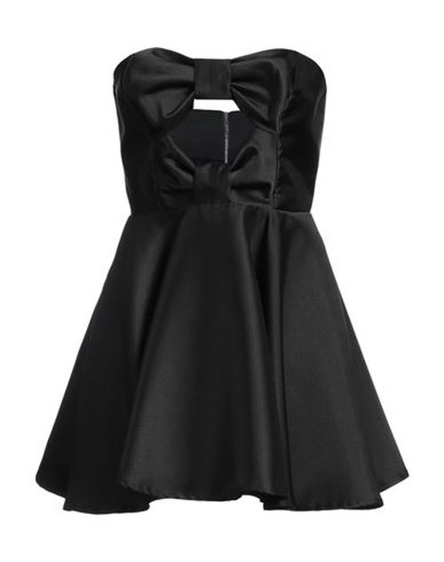 Woman Mini dress Black Size 10 Polyester
