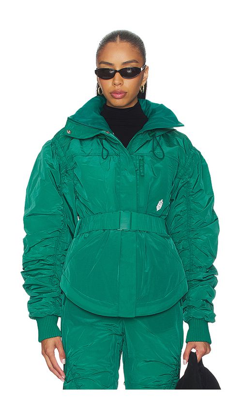 Free People x FP Movement Lift Laugh Love Ski Jacket in Green. S. Also in