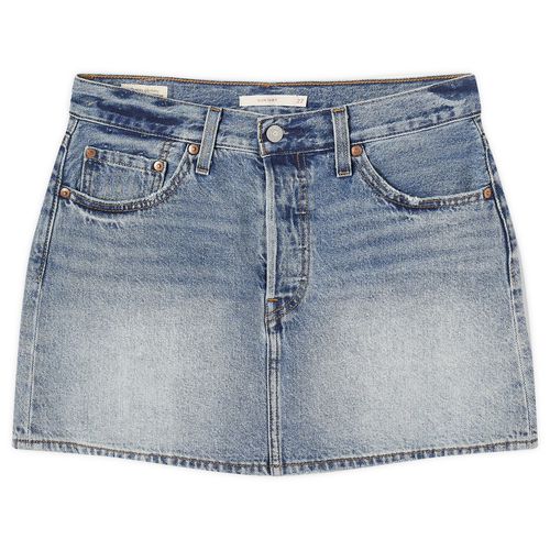 Women's Denim Mini Skirt in Blue