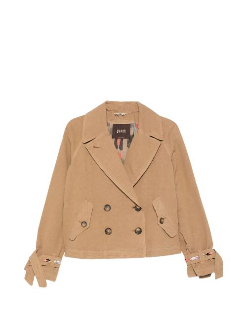 Short double-breasted jacket