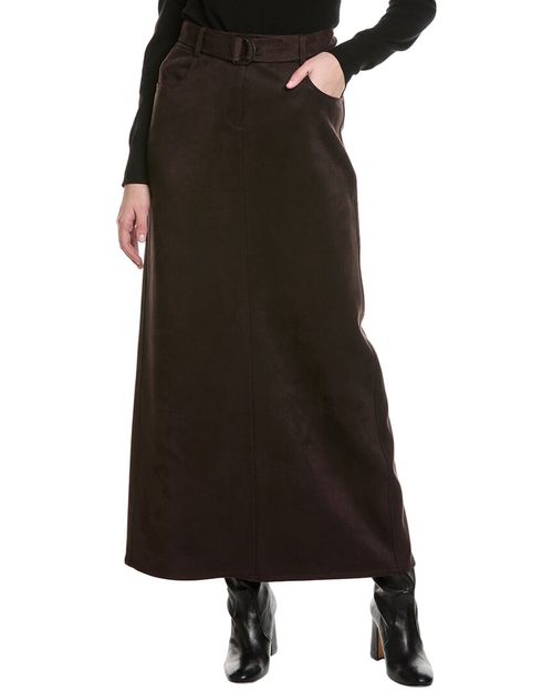 Belted Maxi Skirt