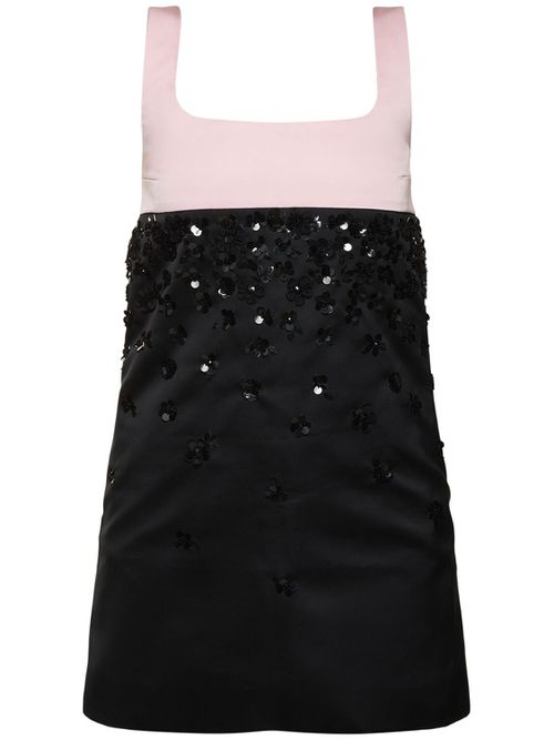Embellished Duchesse Mini Dress