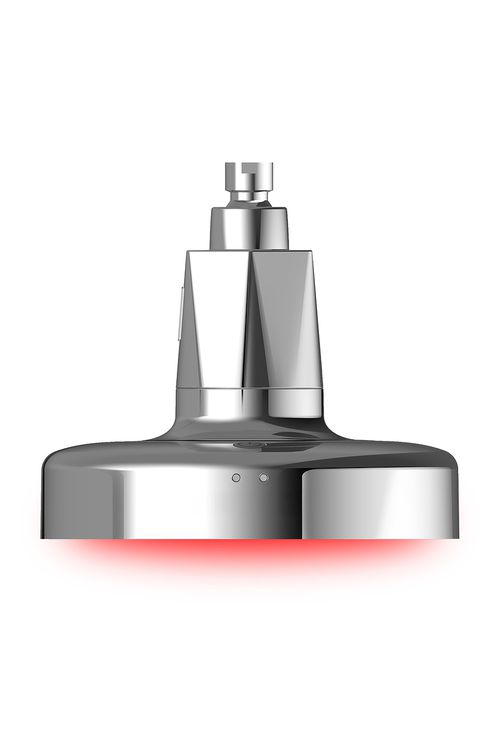 HigherDOSE Red Light Shower Filter in Metallic Silver
